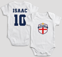 PERSONALISED Name & Number My First World Cup Badge - All Sizes