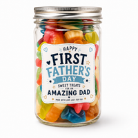 Happy First Father's Day To An Amazing Dad - Sweet Jar Treat