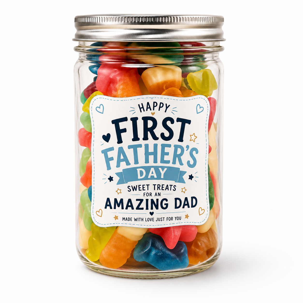 Happy First Father's Day To An Amazing Dad - Sweet Jar Treat