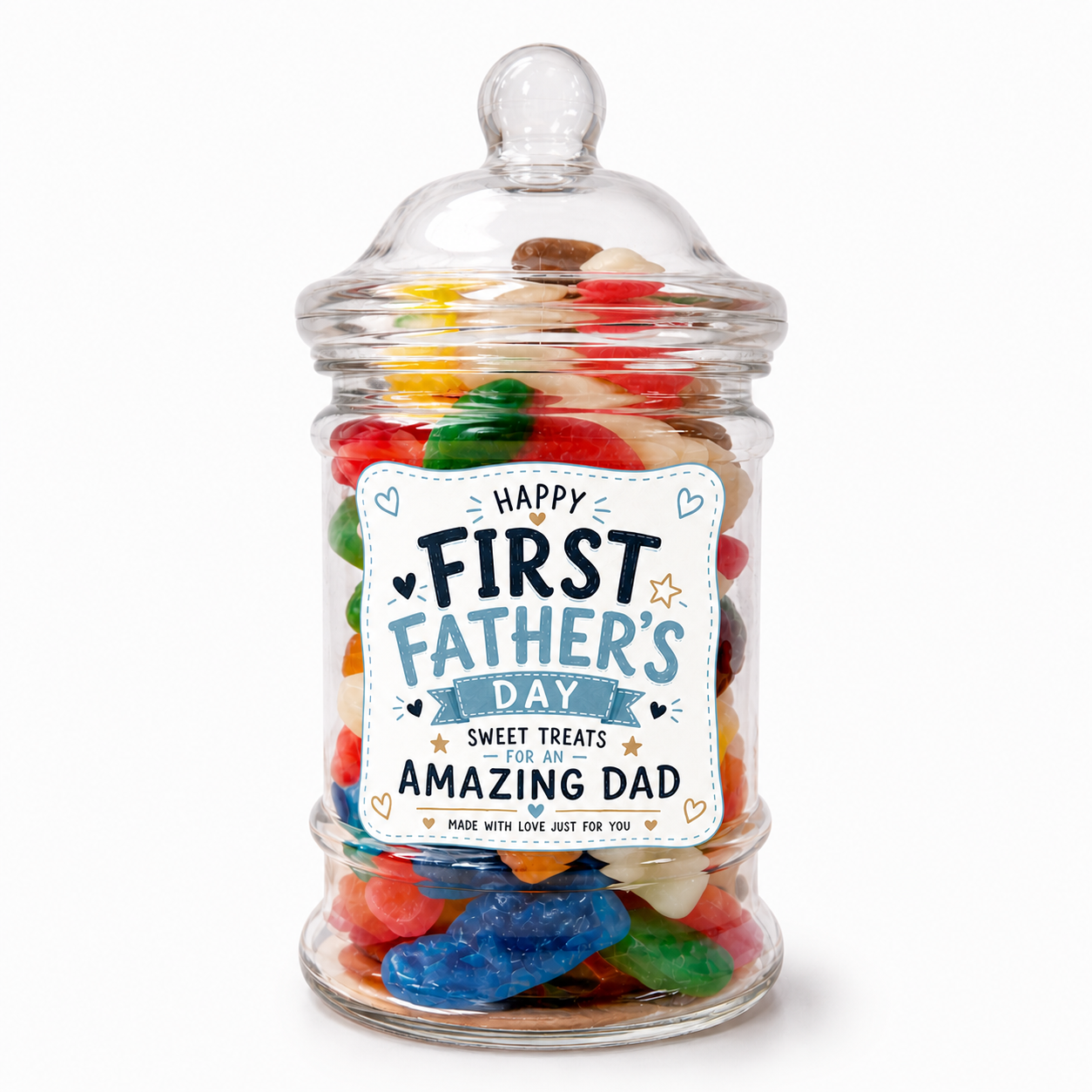 Happy First Father's Day To An Amazing Dad - Sweet Jar Treat