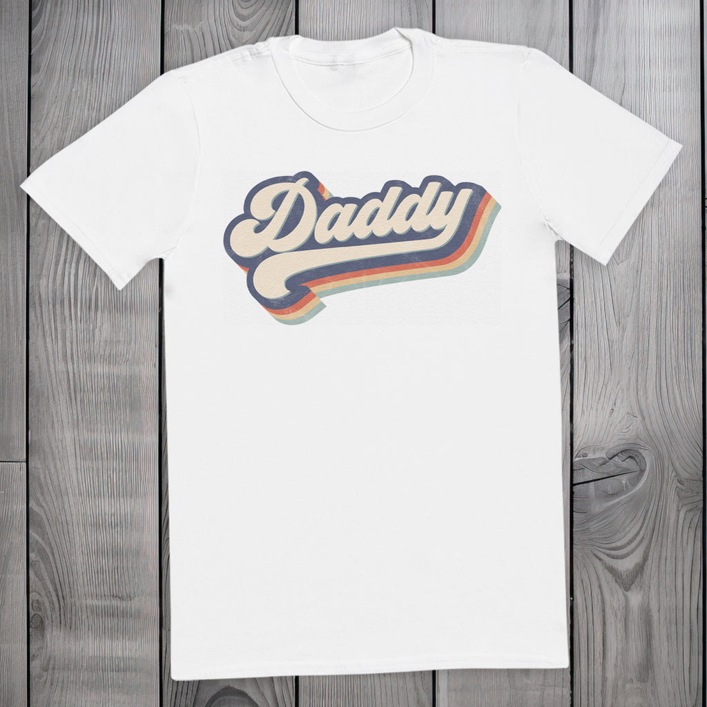 Retro Daddy Design - Mens T-Shirt - Dads T-Shirt