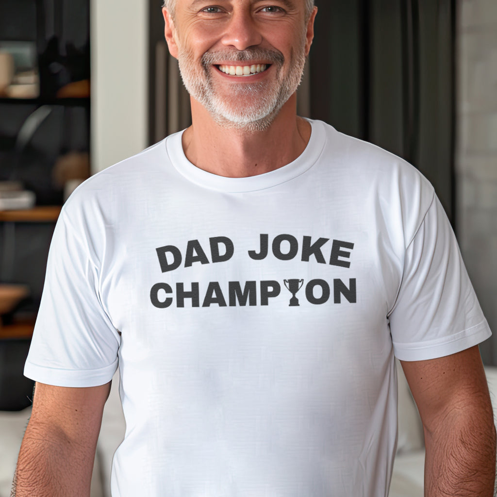 Dad Joke Champion - Mens T-Shirt - Dads T-Shirt