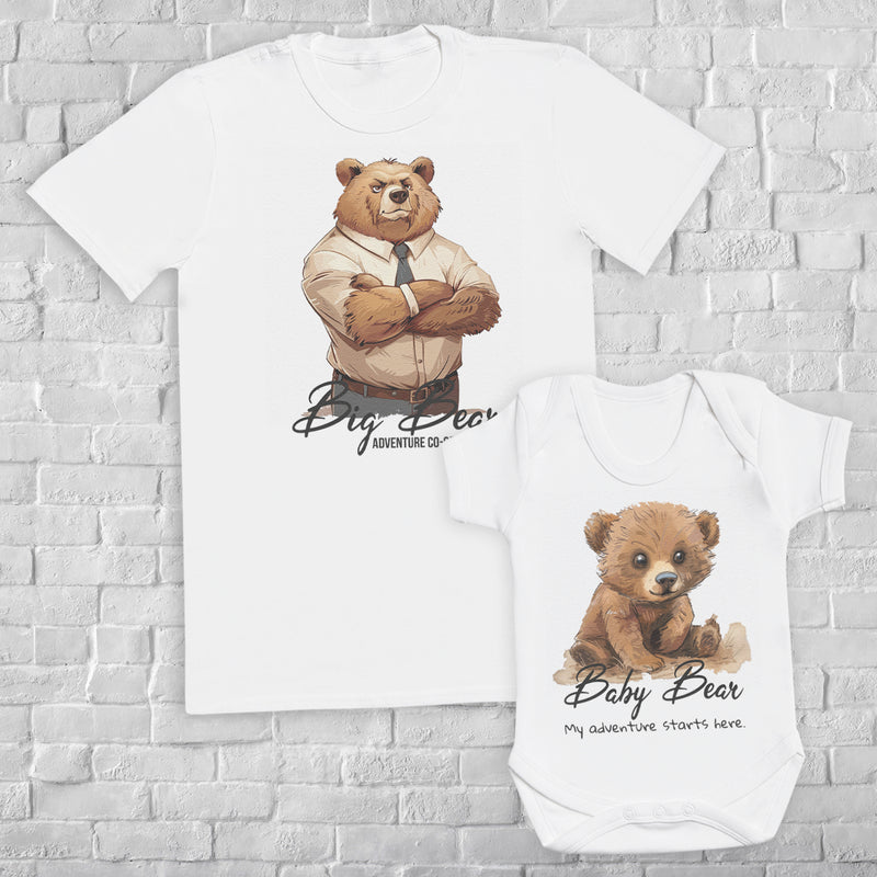 Big Bear Baby Bear Baby Kids T-Shirt Men's T-Shirt (Sold