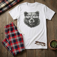 Papa Bear Sunglasses - Pyjamas - Top & Tartan PJ Bottoms - Dad Pyjamas