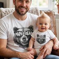 Papa Bear & Baby Bear Sunglasses - Baby / Kids T-Shirt & Men's T-Shirt - (Sold Separately)