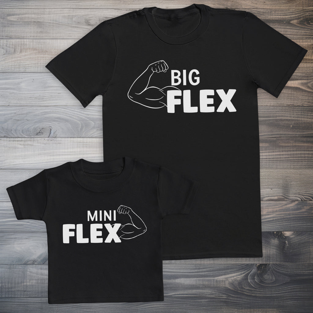 Big Flex & Mini Flex - Baby / Kids T-Shirt & Men's T-Shirt - (Sold Separately)