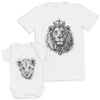 Lion King & Lion Cub - Baby / Kids T-Shirt & Men's T-Shirt - (Sold Separately)