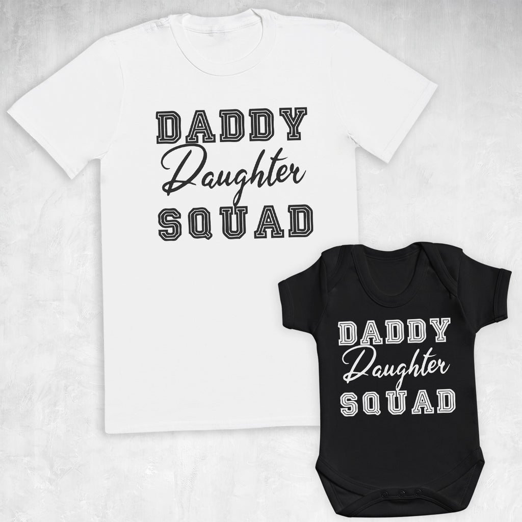 Daddy Daughter Squad - Baby / Kids T-Shirt & Men's T-Shirt - (Sold Separately)