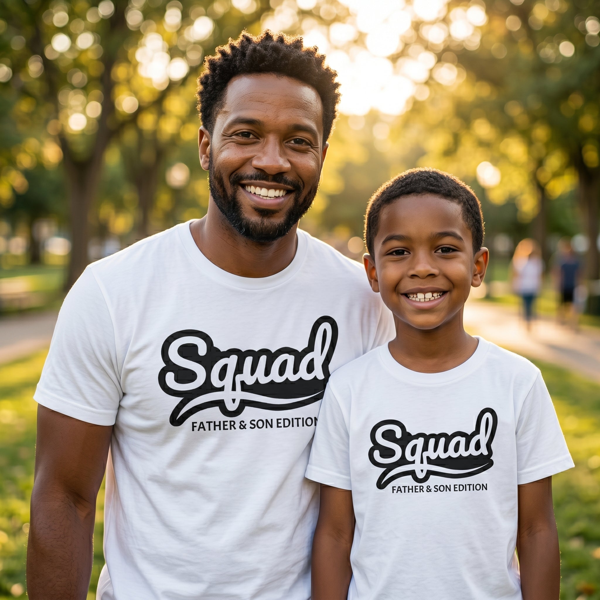 Squad - Father & Son Edition - Baby / Kids T-Shirt & Men's T-Shirt - (Sold Separately)