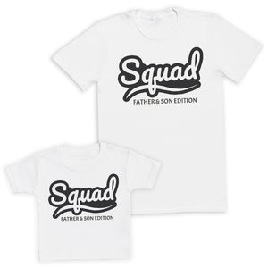 Squad - Father & Son Edition - Baby / Kids T-Shirt & Men's T-Shirt - (Sold Separately)