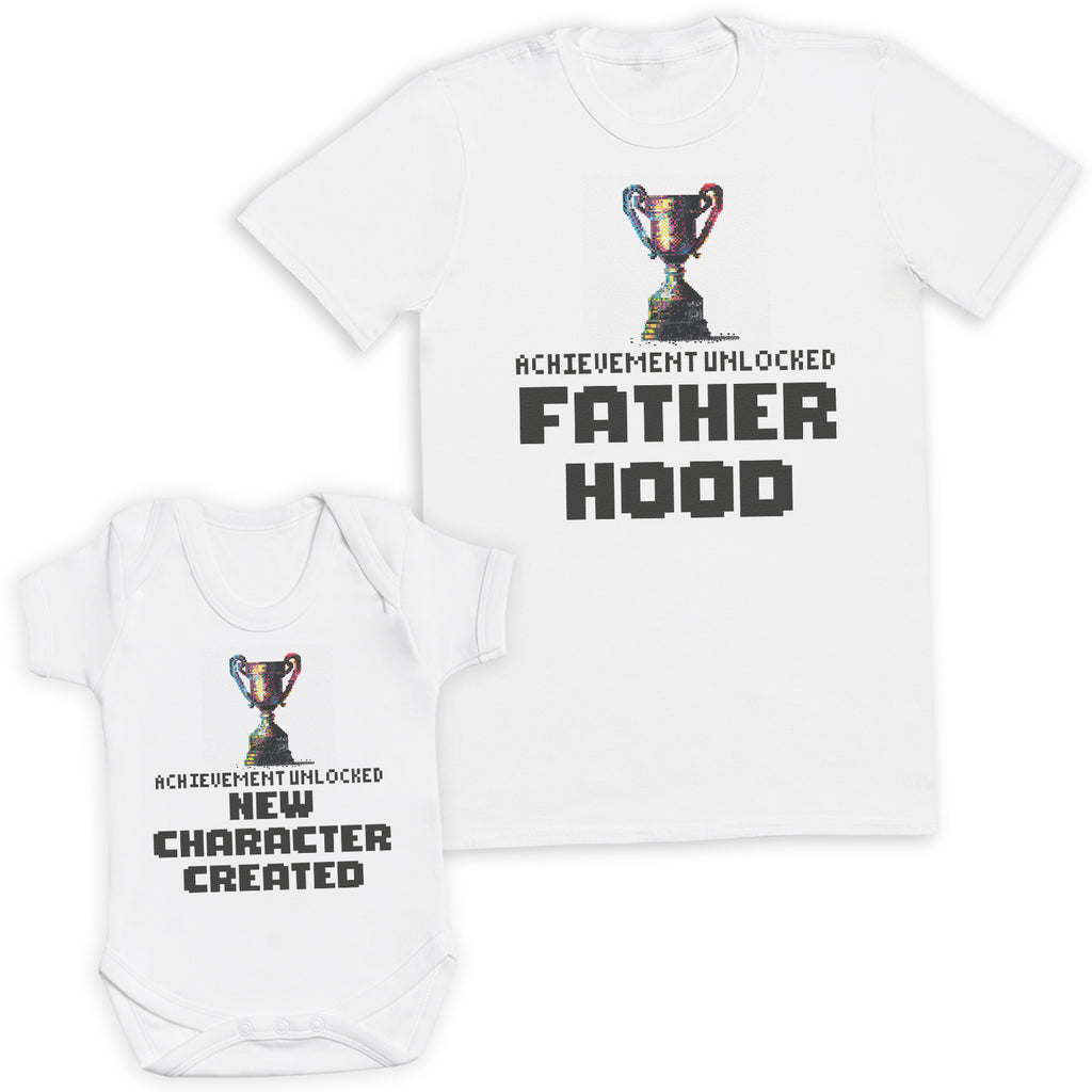 Achievements Unlocked - New Character - Baby / Kids T-Shirt & Men's T-Shirt - (Sold Separately)