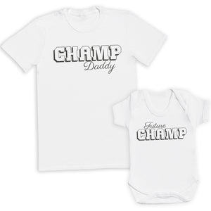 Champ Daddy & Future Champ - Baby / Kids T-Shirt & Men's T-Shirt - (Sold Separately)