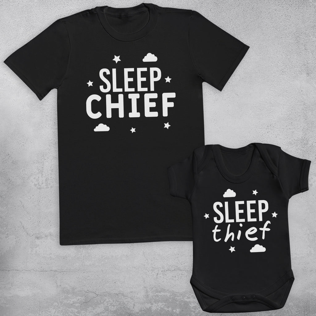 Sleep Chief and Sleep Thief - Baby / Kids T-Shirt & Men's T-Shirt - (Sold Separately)