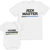 Jedi Master & Young Padawan - Baby / Kids T-Shirt & Men's T-Shirt - (Sold Separately)