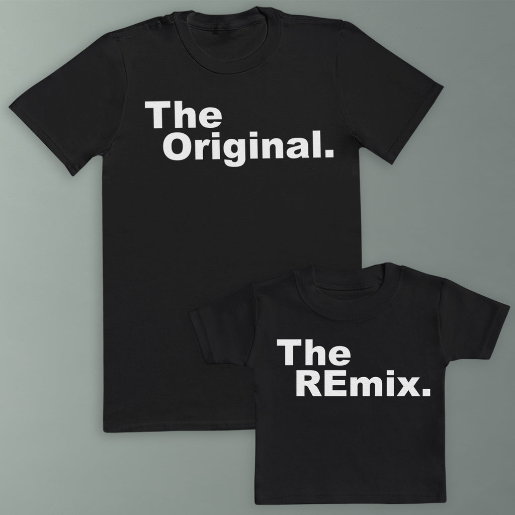 The Original & The REmix - Baby / Kids T-Shirt & Men's T-Shirt - (Sold Separately)