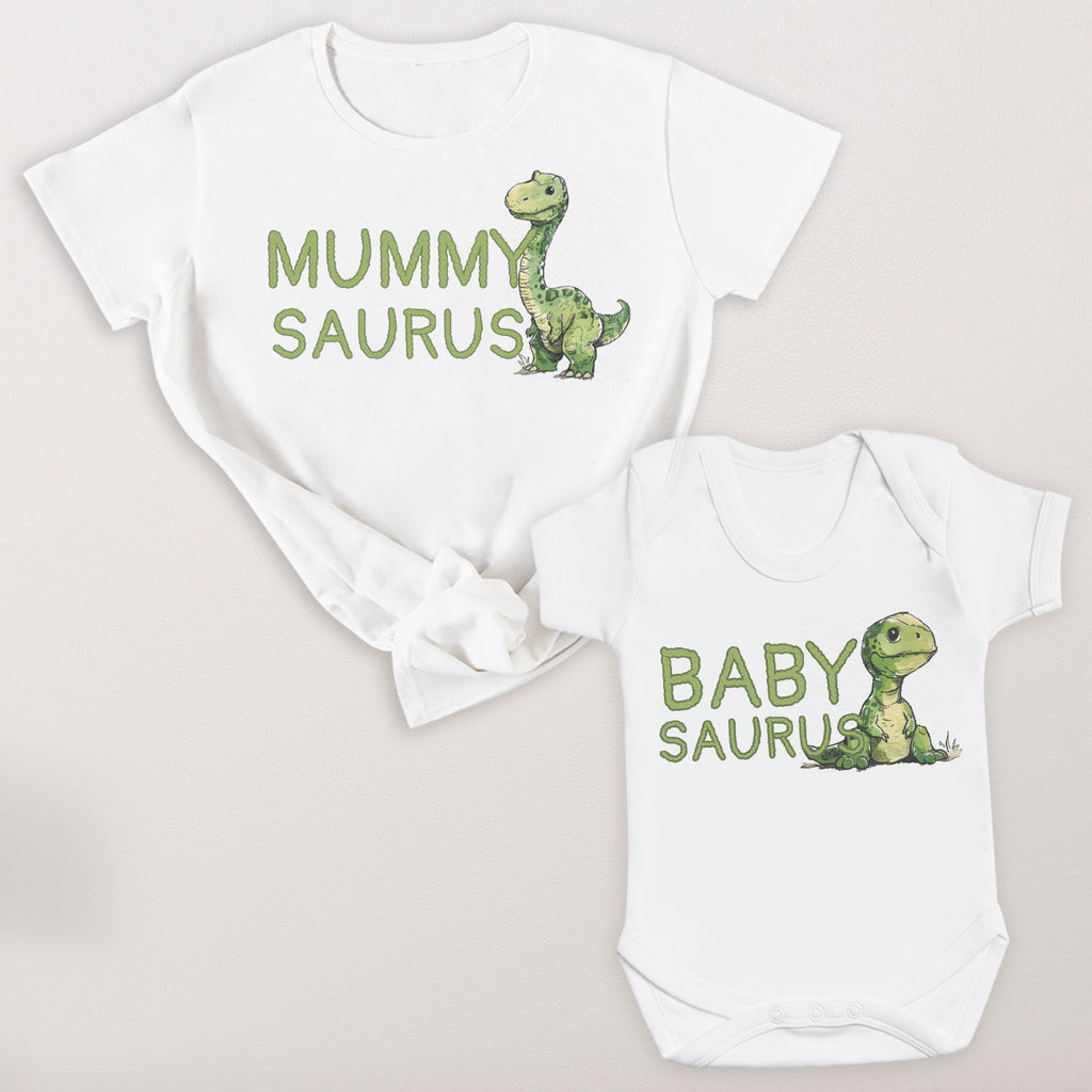 Mummysaurus & Babysaurus New Style - T-Shirt & Bodysuit / T-Shirt - (Sold Separately)