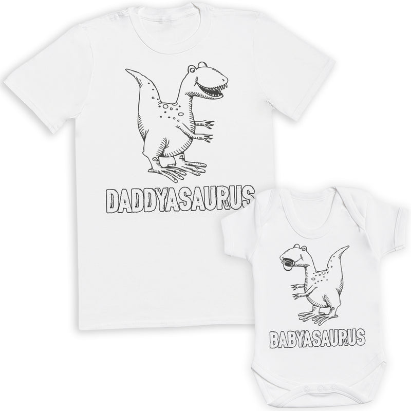 Babyasaurus Baby Gift Set - Matching Gift Set - Baby Bodysuit