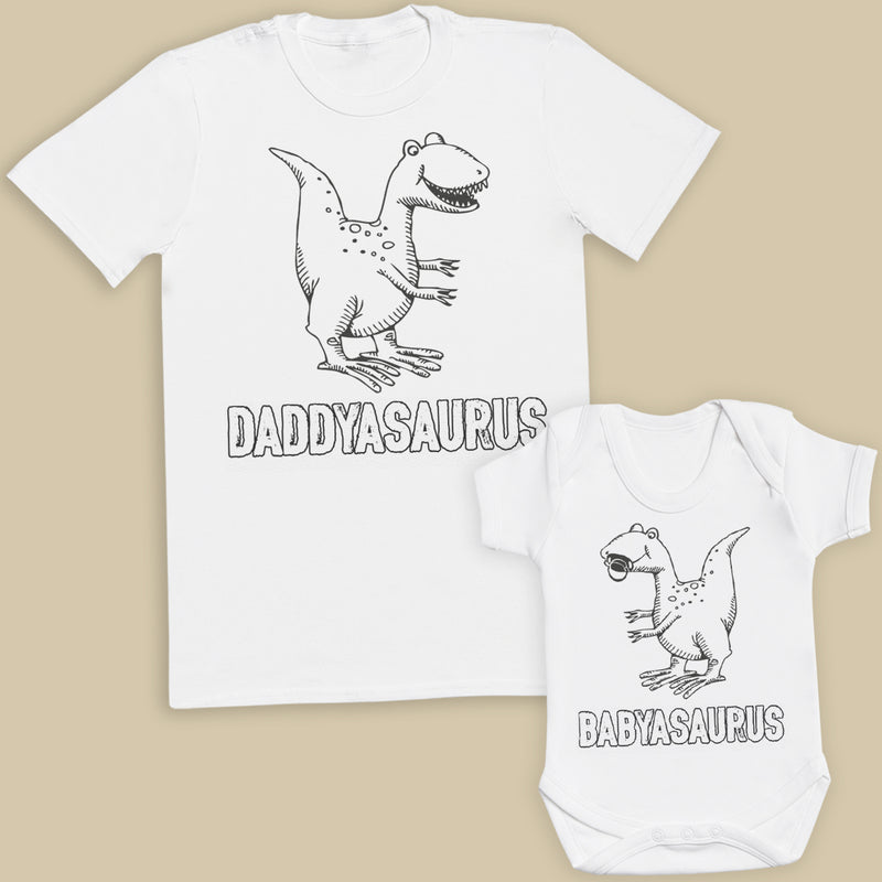 Babyasaurus Baby Gift Set - Matching Gift Set - Baby Bodysuit