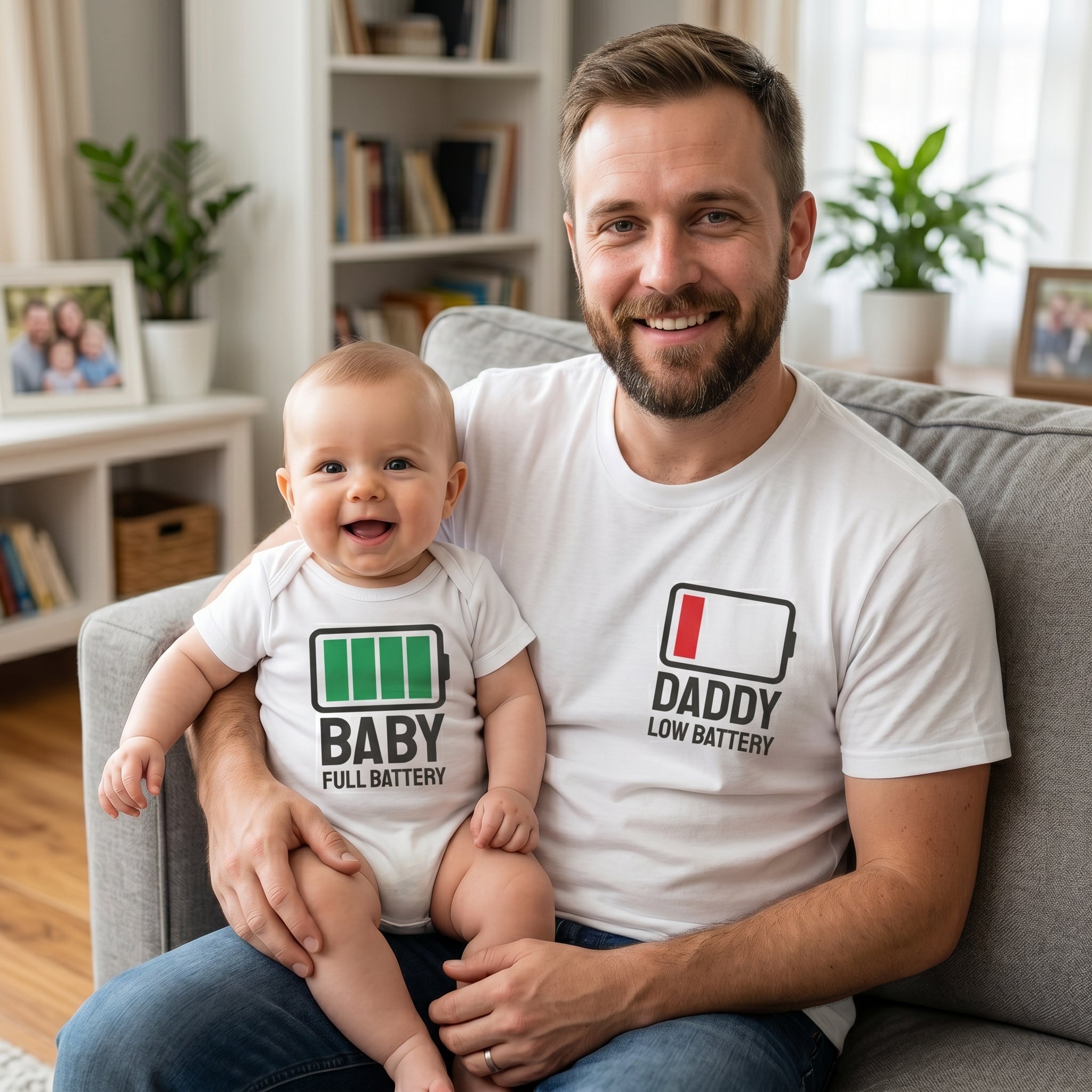 Baby Full Battery Baby Gift Set - Matching Gift Set - Baby Bodysuit