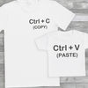 CTRL + C & CTRL + V Baby Gift Set - Matching Gift Set - Baby T-Shirt / Kids T-Shirt