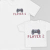 Player One Player Two Baby Gift Set - Matching Gift Set - Baby T-Shirt / Kids T-Shirt