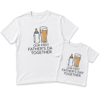 Unser erstes Baby-Geschenkset zum Vatertag – 2er-Set – Vater &amp; Baby Passendes Set – Papa &amp; Baby