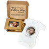 PERSONALISED Gift Box Happy 1st Father's Day Wooden Photo Frame & Photo Bodysuit