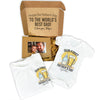 PERSONALISED Gift Box Happy 1st Father's Day Wooden Photo Frame with Dad & Baby Matching Set