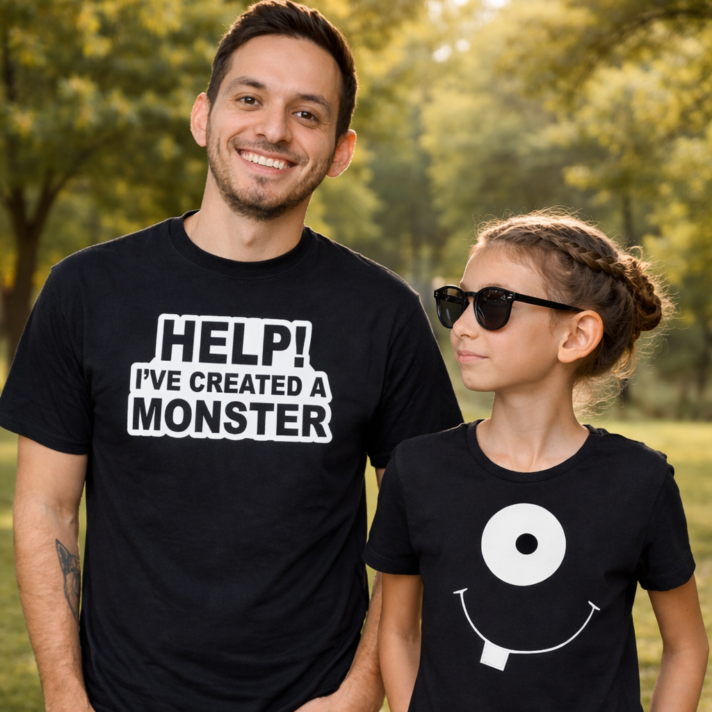 Help! I've Created A Monster - T-Shirt & Bodysuit / T-Shirt - (Sold Separately)