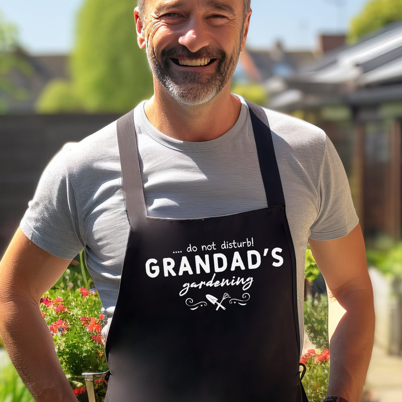 Do Not Disturb! Grandad's Gardening - Printed Apron