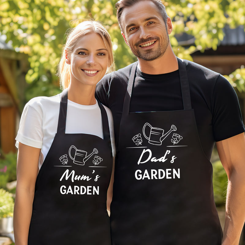 Dad's Garden & Mum's Garden - Printed Aprons - (Sold Separately)