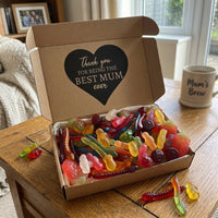 Thank You For Being The Best Mum Ever - Jelly & Fizzy Sweet Box