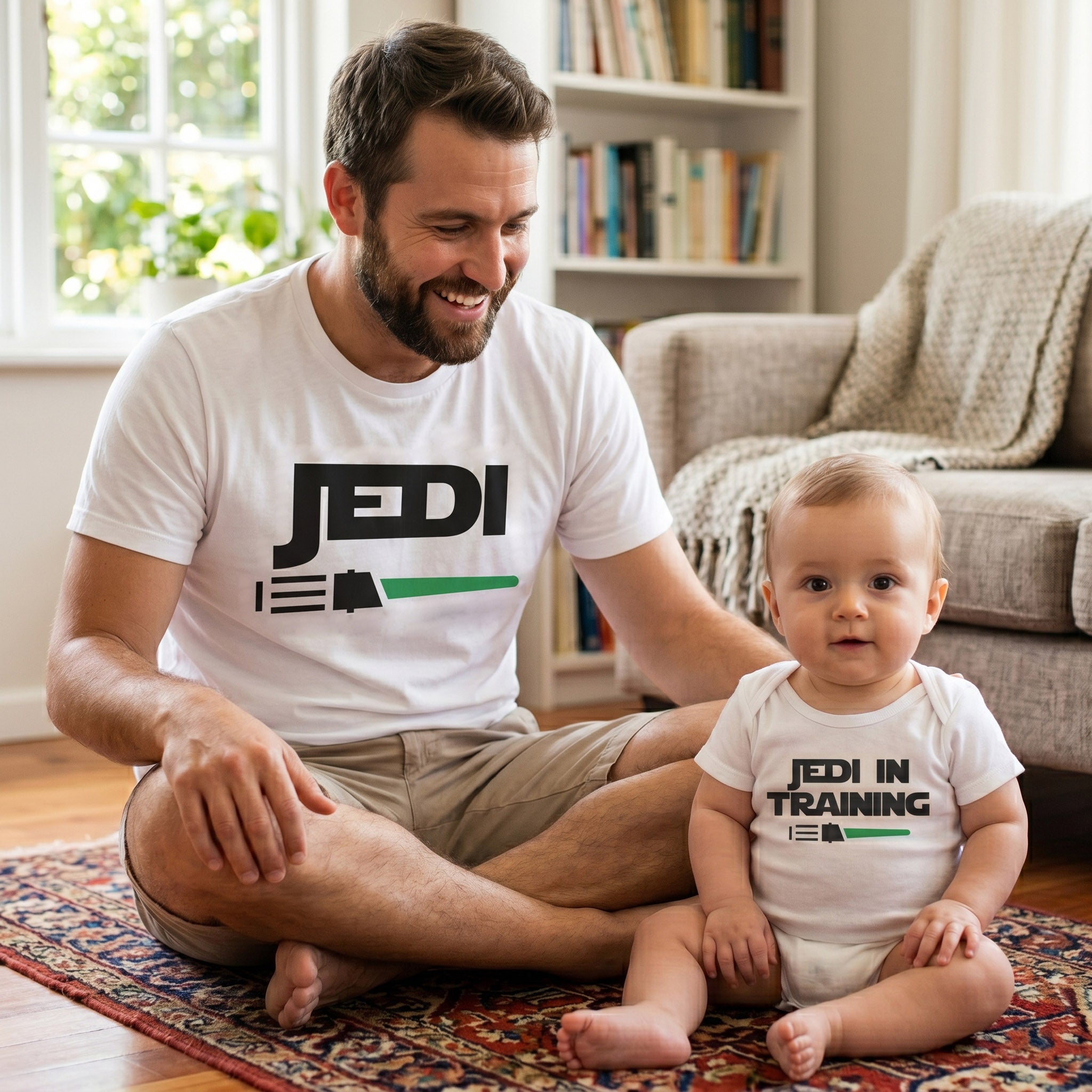 Jedi & Jedi In Training - T-Shirt & Bodysuit / T-Shirt - (Sold Separately)