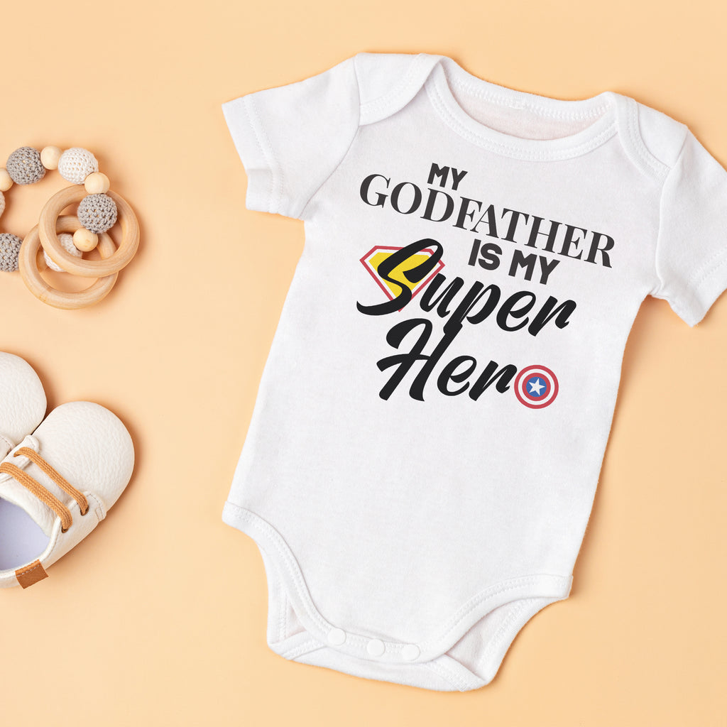 My Godfather Is My Super Hero - Baby Bodysuit