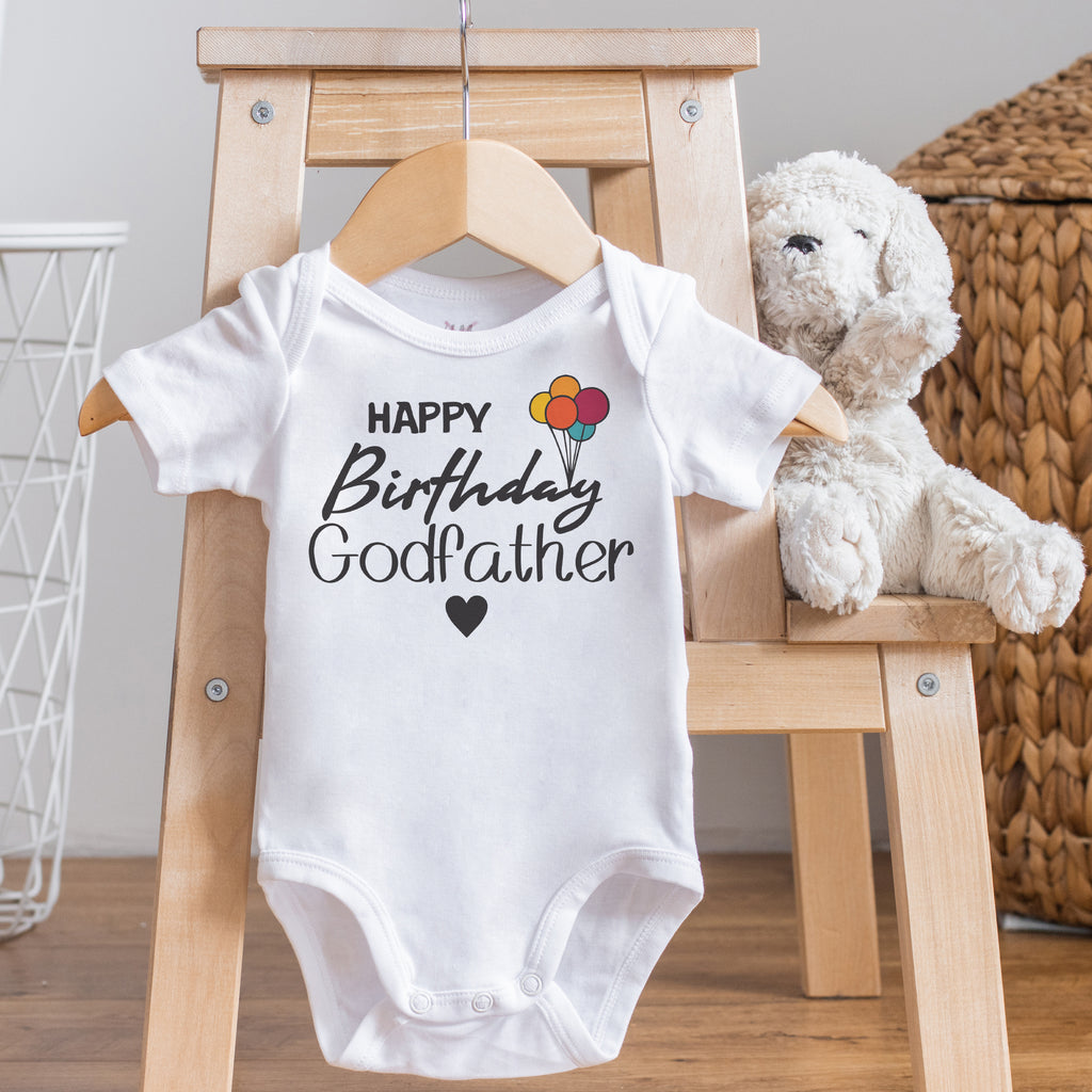 Happy Birthday Godfather - Baby Bodysuit