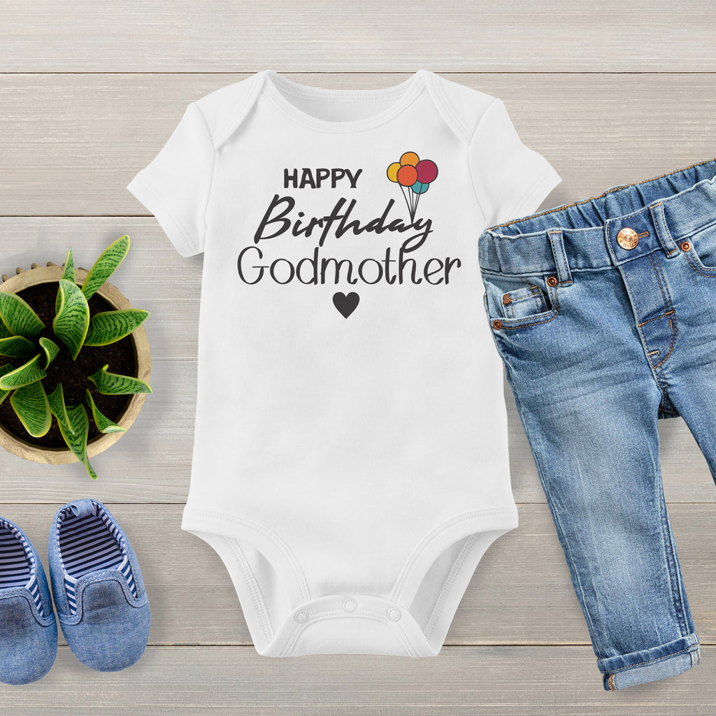 Happy Birthday Godmother - Baby Bodysuit