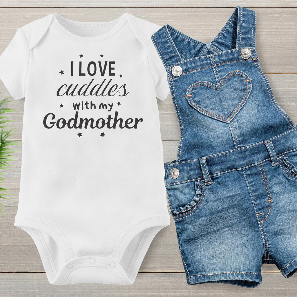 I Love Cuddles With My Godmother - Baby Bodysuit