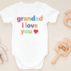 Grandad I Love You - Baby Bodysuit