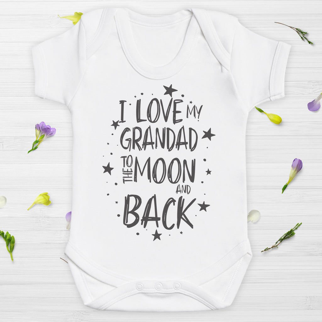 I Love My Grandad To The Moon And Back - Baby Bodysuit