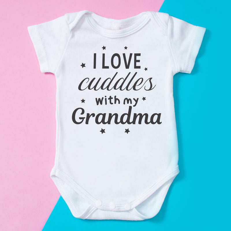 I Love Cuddles With My Grandma - Baby Bodysuit