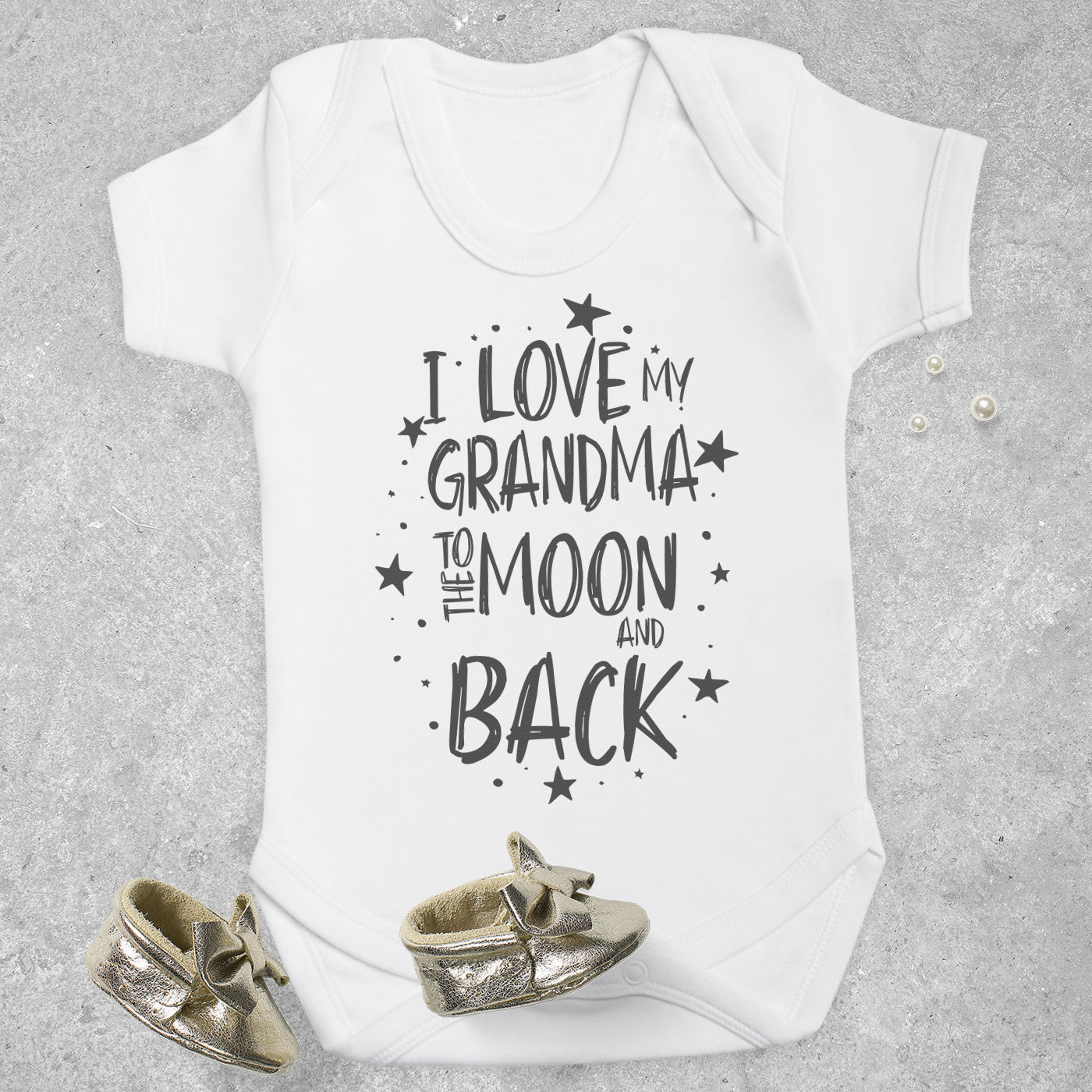 I Love My Grandma To The Moon And Back - Baby Bodysuit
