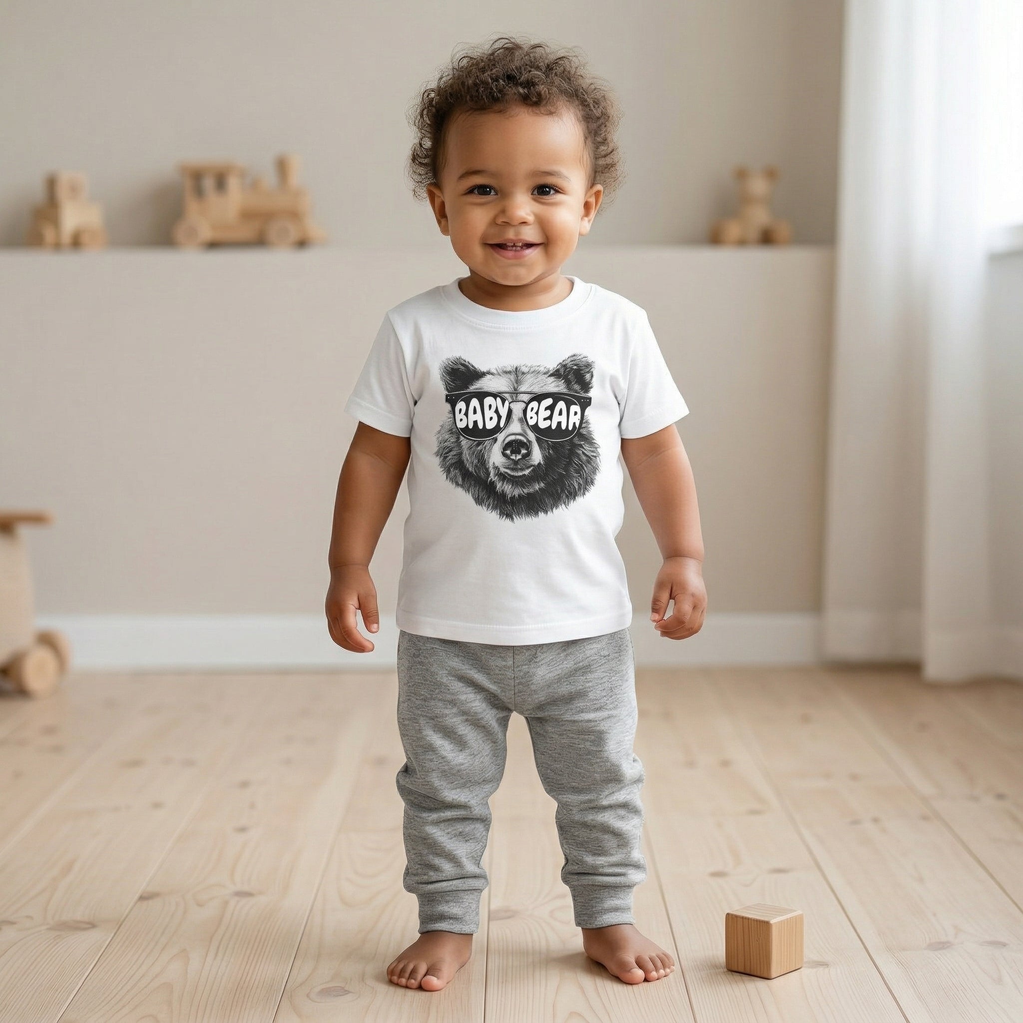 Baby Bear - Matching Set - Bottoms & Tee - 0 Months to 24 Months