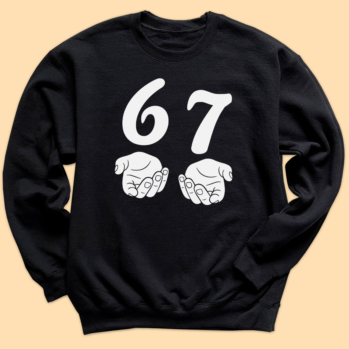 Six Seven - 6 7 Funny 67 Gen Alpha Slang Meme 6-7 - Adult & Kids T-Shirt or Sweater