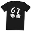 Six Seven - 6 7 Funny 67 Gen Alpha Slang Meme 6-7 - Adult & Kids T-Shirt or Sweater