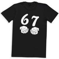 Six Seven - 6 7 Funny 67 Gen Alpha Slang Meme 6-7 - Adult & Kids T-Shirt or Sweater