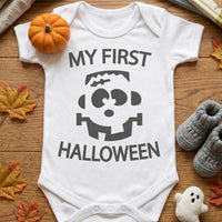 My First Halloween Frankenstein Baby Bodysuit
