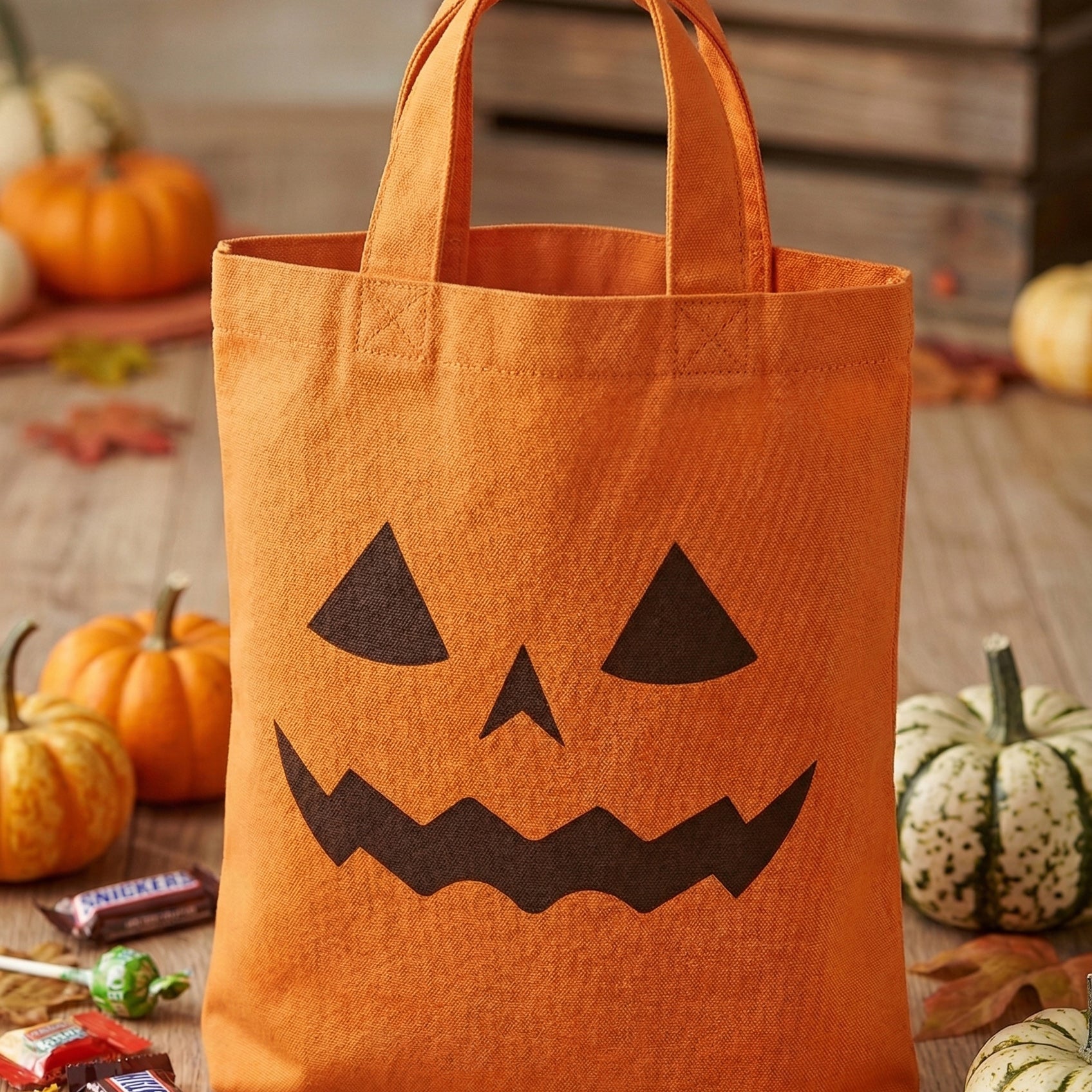 Pumpkin Boy Trick or Treat Bag - Small