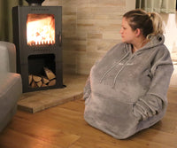 Huge Hoods Fur Grey Oversized Original Hoody from Huge Hoods