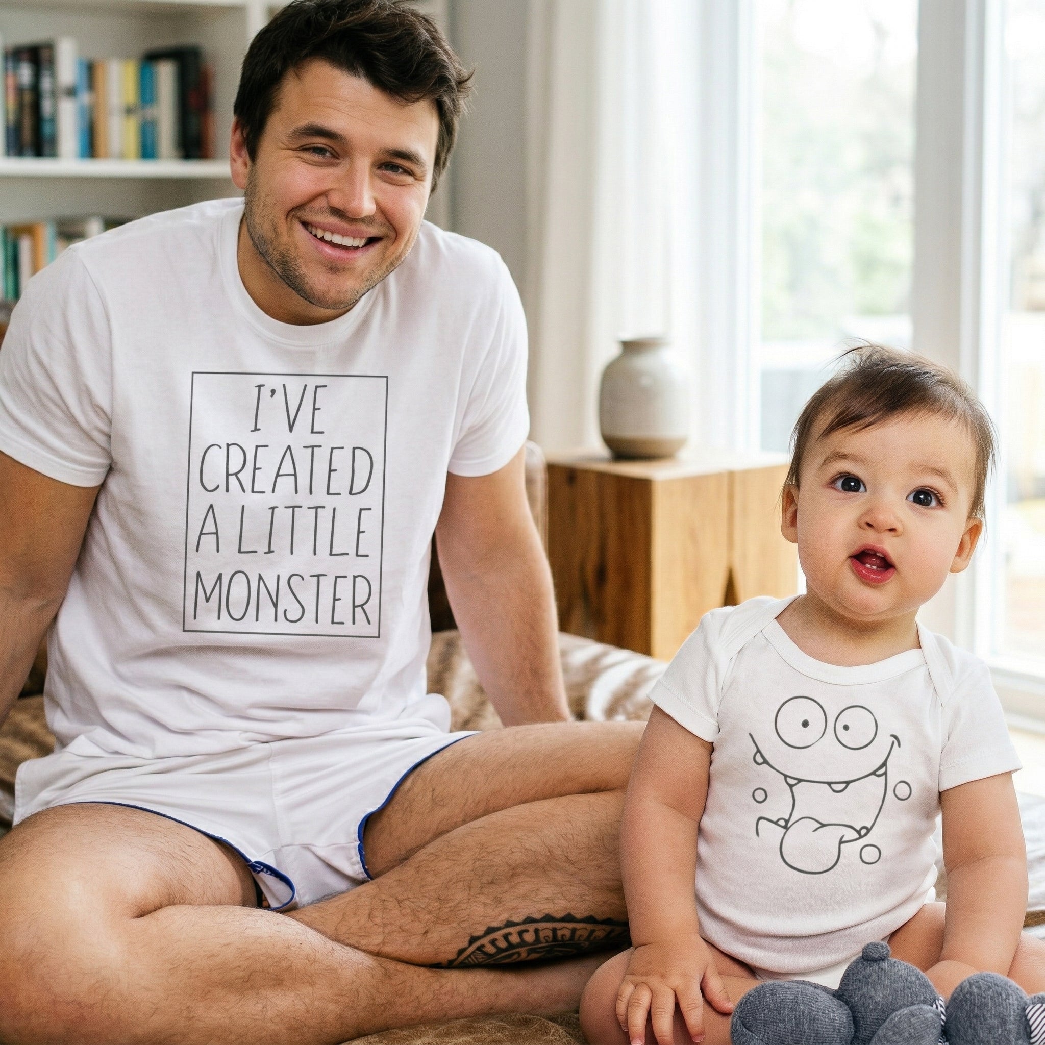 I've Created A Little Monster - T-Shirt & Bodysuit / T-Shirt - (Sold Separately)