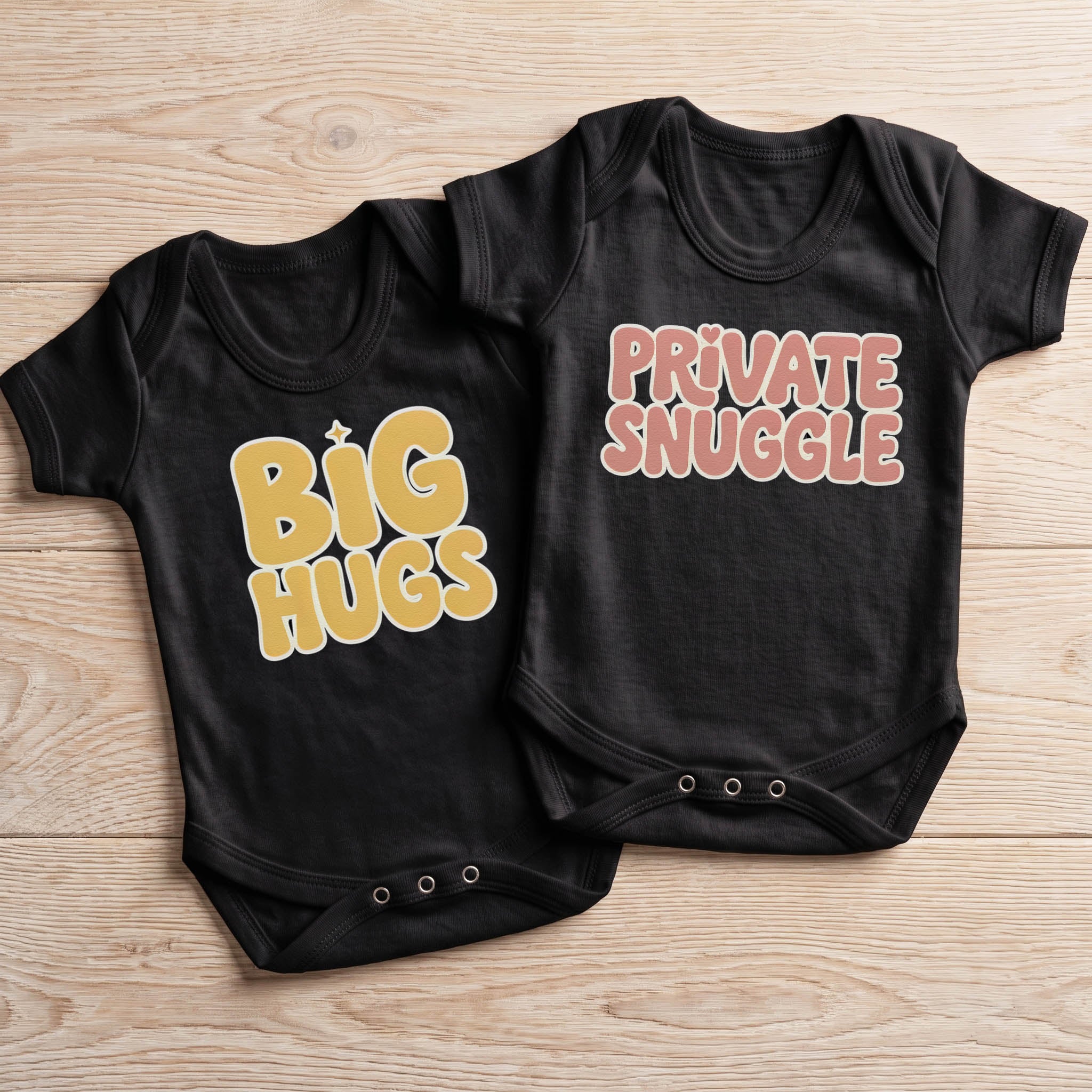 Private Snuggle - Baby Gift Set - Baby Matching Gift Set